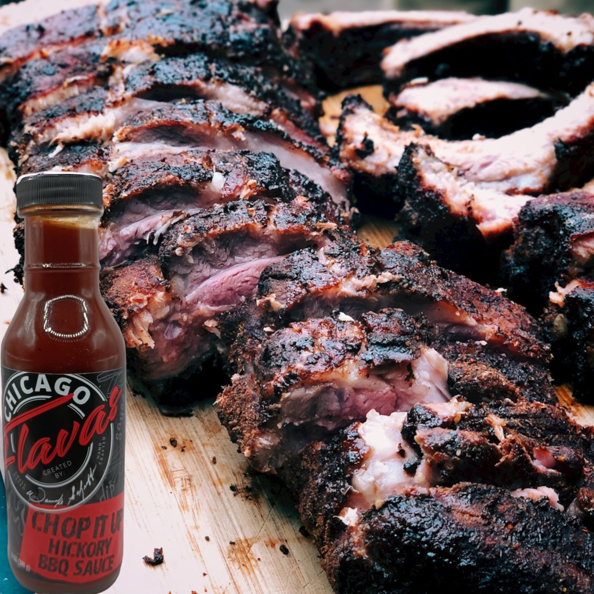 Chicago Flavas Chop It Up Hickory BBQ Sauce 🔥