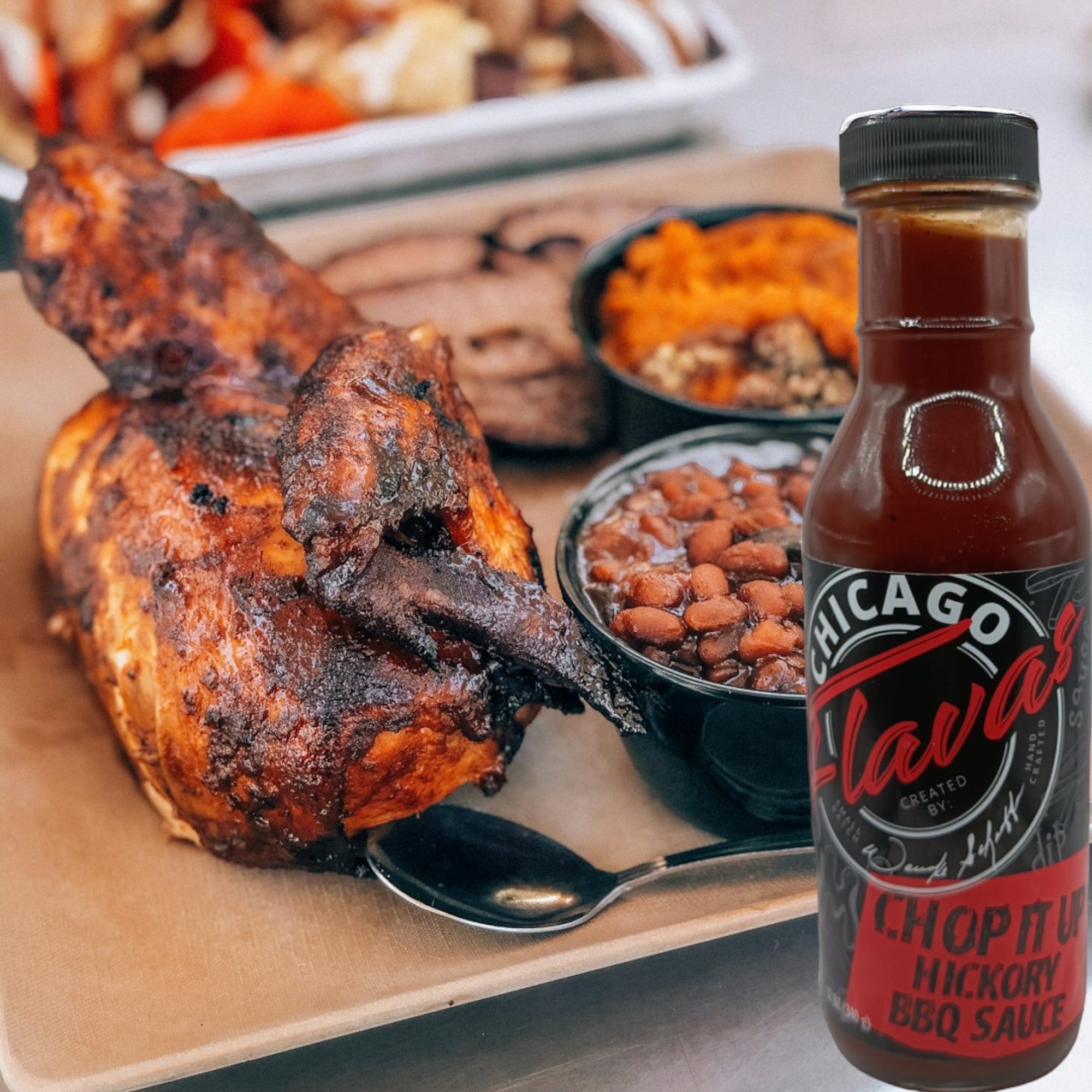 Chicago Flavas Chop It Up Hickory BBQ Sauce 🔥